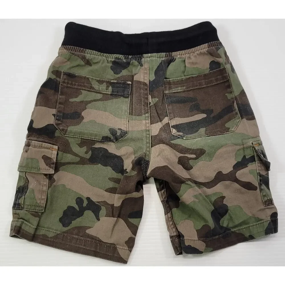 L5) Children Wonder Nation Camo Camouflage Boys Cargo Shorts Medium 8